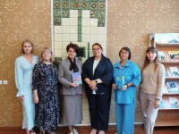 С руководителем Комитета Культуры и работниками библиотек