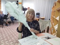 Анжелика Бивол в детской библиотеке пгт. Берёзово